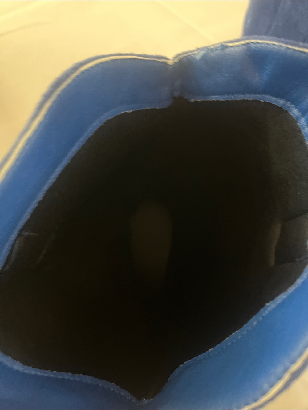 Women’s Royal Blue Suede Western Cowboy Boots - Picture 4 of 6